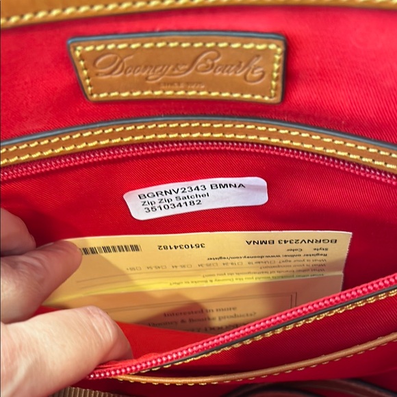 ✨NEW✨Dooney & Bourke NOVELTY GRETTA ZIP ZIP Satchel - Picture 16 of 16